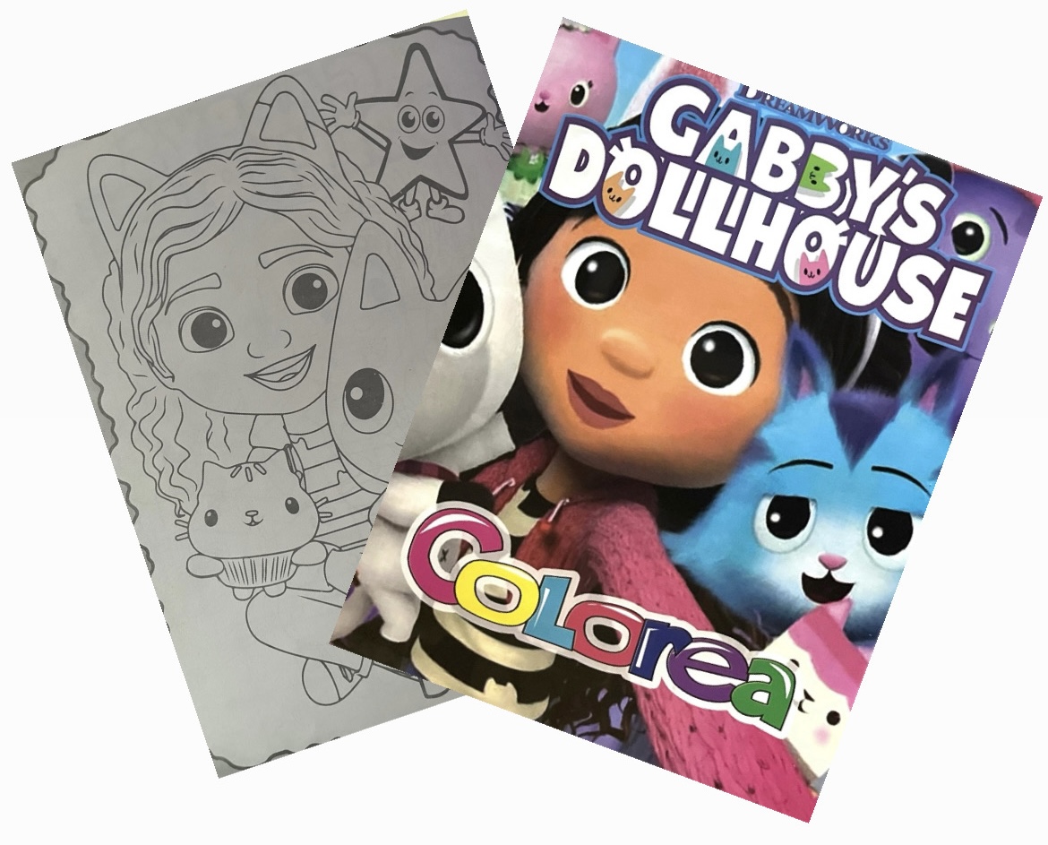 Libro Para Colorear La Casa De Muñecas De Gabby