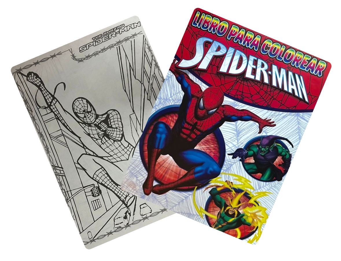 Libro Para Colorear Spiderman 